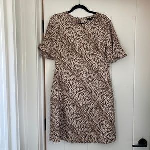 Banana Republic animal print mini dress